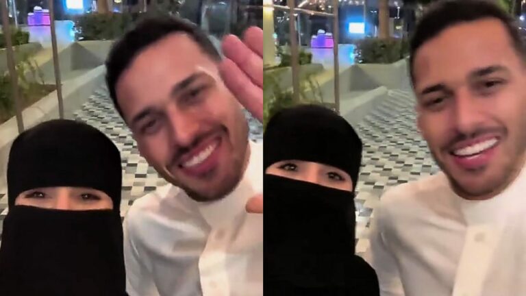 شاهد محترف طائرة الهلال جواو رافائيل وزوجته يحتفلان بالأجواء الرمضانية بطريقة مميزة ويخطفان الأنظار