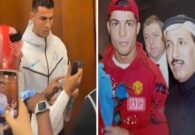 إبراهيم الفريان يفاجأ رونالدو بـ صورة قديمة تجمعهما.. شاهد ردة فعل الأخير