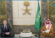 فيديو: ولي العهد يلتقي وزير الخارجية الأميركي في جدة لمناقشة الأوضاع في غزة