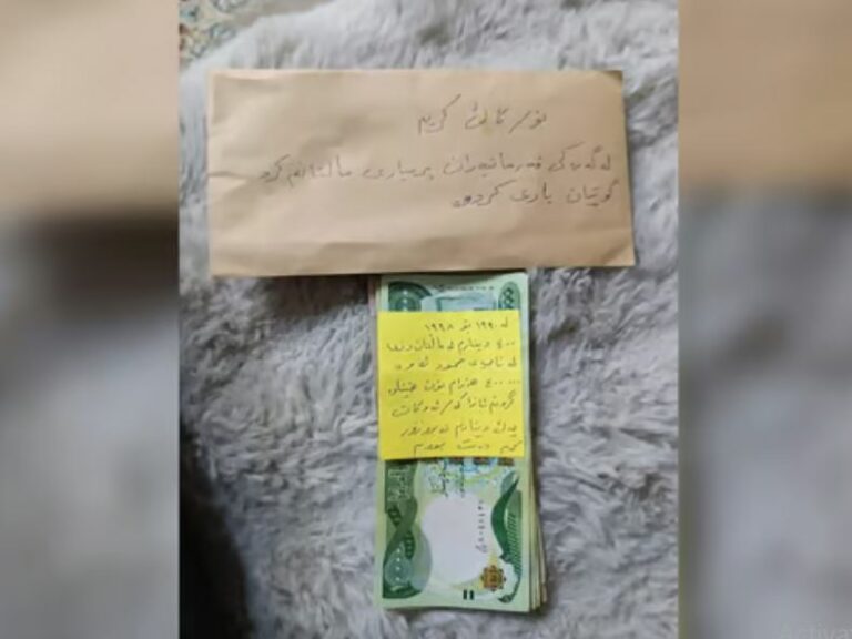 لص يعيد مبلغًا ماليًا بعد 30 عامًا مع رسالة اعتذار في العراق