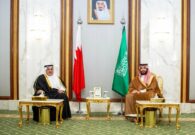 ولي العهد يصل مكة المكرمة ويستقبل ولي العهد البحريني في قصر الصفا
