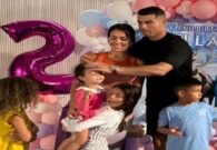 رونالدو يحتفل بعيد ميلاد ابنته بيلا ويعبر عن حبه لها -صور
