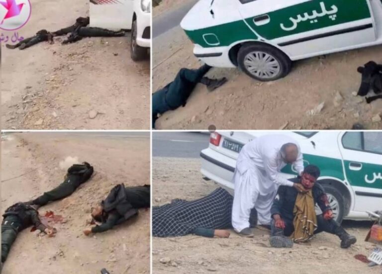 هجوم مسلح يودي بحياة 6 من أفراد الشرطة الإيرانية في محور سوران – مهرستان