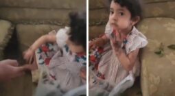 شاهد طفلة يمنية تخزن القات وتثير الاستياء على مواقع التواصل
