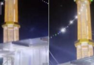 بالفيديو: إمام مسجد بالعراق يستغيث بالأهالي في مكبر الصوت من هجوم بسكاكين