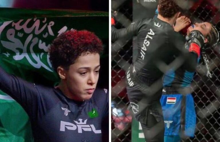 فيديو.. انهيار اللاعبة المصرية ندى فهيم بعد هزيمتها القاسية من السعودية هتان السيف في بطولة PFL