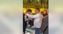 شاهد مدير مصري يفاجئ أحد موظفيه بحفل زفافه ويقدم له هدية غير متوقعة