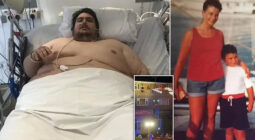 أثقل رجل في بريطانيا يعاني من جسده الضخم بعد وفاته
