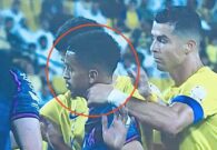 شاهد رونالدو يثير جدلاً بعد اعتدائه على لاعب الوحدة في مباراة النصر