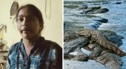امرأة هندية تتخلص من طفلها وتلقيه في نهر مليء بالتماسيح لسبب صادم