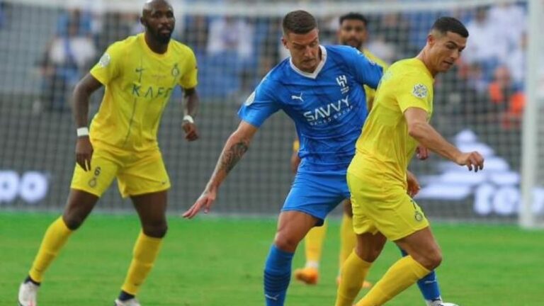 لاعبو النصر يرفضون إقامة ممر شرفي للهلال بعد تتويجه بلقب الدوري