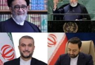 تداول صور لوزير الخارجية الإيراني ومسؤولين آخرين على متن مروحية الرئيس رئيسي بعد الحادث