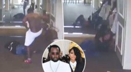 لقطات لأول مرة.. شاهد مغني راب أمريكي يعتدي على صديقته بالضرب والركل ويسحلها على الأرض داخل فندق في لوس أنجلوس