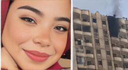 شاهد نجاة فتاة مصرية من الموت بأعجوبة بعدما حاصرتها النيران في شقتها بالطابق العاشر
