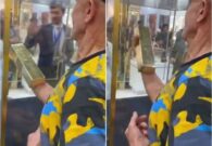 بالفيديو: شركة ذهب كويتية تقيم مسابقة لسحب سبيكة ذهب ثقيلة.. وبعدما فاز بها رجل مسن كانت الصدمة