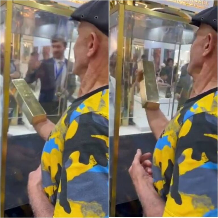 بالفيديو: شركة ذهب كويتية تقيم مسابقة لسحب سبيكة ذهب ثقيلة.. وبعدما فاز بها رجل مسن كانت الصدمة