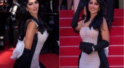 بالفيديو والصور: مصمم أزياء يرد على ملكة كابلي حول سبب عدم حضورها مهرجان كان بفستان من تصميمه