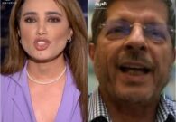 شاهد مشادة كلامية حادة بين مذيعة العربية وباحث إيراني على الهواء بسبب غزة