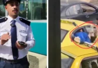 شاهد شرطي سوري يكشف سبب قفز امرأة داخل سيارة أجرة وسط شارع في دمشق