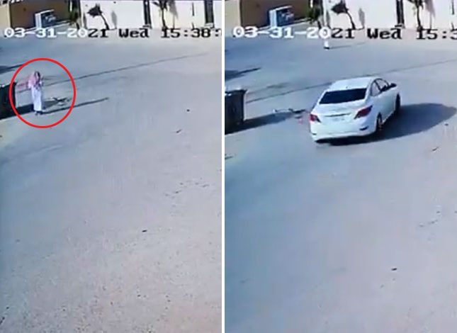 جريمة مروعة .. شاهد سائق يدهس آخر عمدًا ويعتدي عليه بالضرب في الرياض