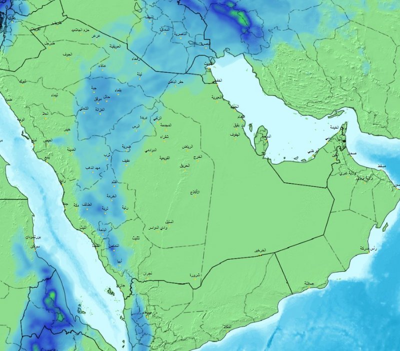 الحصيني يتوقَّع حالة ممطرة من خفيفة إلى متوسطة بهذه المناطق.. غدًا